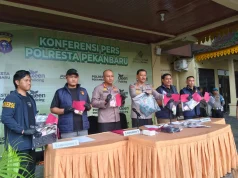 4 Pembunuh Lansia di Pekanbaru Berhasil Diringkus Sempat Kabur ke Aceh Hingga Sumut