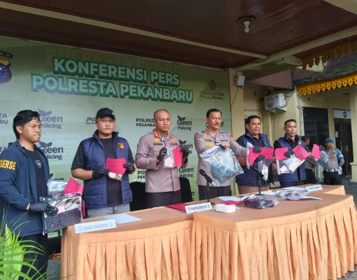 4 Pembunuh Lansia di Pekanbaru Berhasil Diringkus Sempat Kabur ke Aceh Hingga Sumut