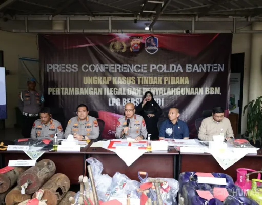 Pengungkapan Kasus BBM dan LPG Subsidi di Banten 8 Tersangka Diamankan