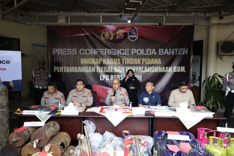 Pengungkapan Kasus BBM dan LPG Subsidi di Banten 8 Tersangka Diamankan
