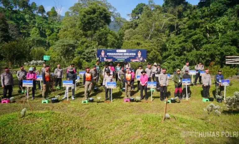 Polda Jabar Bersihkan Gunung Gede, Lima Ton Sampah Diangkut dan Elang Dilepasliarkan
