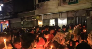 Driver Ojol Lampung Doa Bersama Kenang Pengorbanan Bripka Anumerta Arya Supena