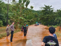 Personel Bahu-Membahu Jaga Keselamatan Warga Saat Banjir Konawe Utara