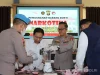 Pemusnahan Barang Bukti Sabu, Ekstasi dan Ganja dari 17 Perkara Narkotika di OKU