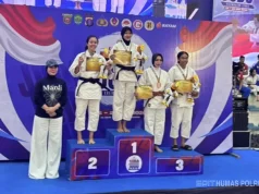 Bripda Thersia Otnel Raih Medali Perak di Kejuaraan Judo Piala Kapolri Cup 2026