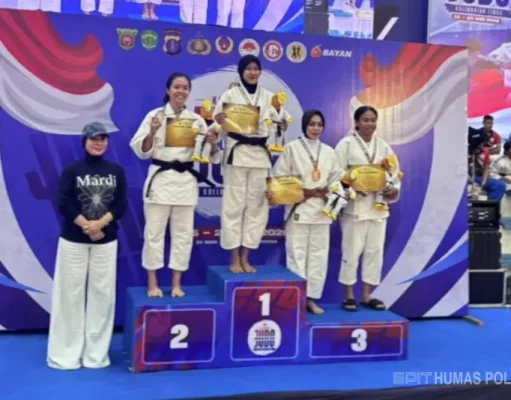 Bripda Thersia Otnel Raih Medali Perak di Kejuaraan Judo Piala Kapolri Cup 2026