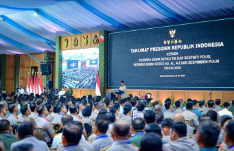 Presiden Prabowo Sampaikan Taklimat kepada Seribu Perwira Siswa TNI dan Polri