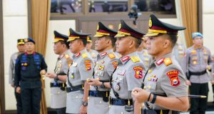 Kapolri Pimpin Pelantikan dan Sertijab Sejumlah PJU Mabes Polri dan Kapolda