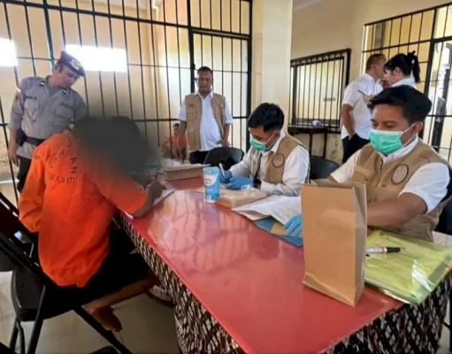 Pengambilan Sampel DNA Tahanan di Kupang NTT, Perkuat Database Forensik Nasional