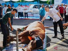 Polres Bogor Salurkan 53 Hewan Kurban ke Masyarakat