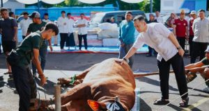 Polres Bogor Salurkan 53 Hewan Kurban ke Masyarakat