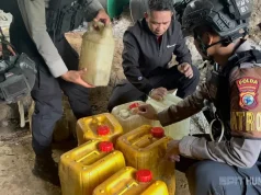 Ratusan Liter Cap Tikus Ilegal Diamankan dan Disita Polda Papua Barat Daya
