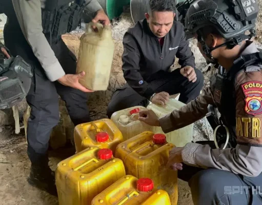Ratusan Liter Cap Tikus Ilegal Diamankan dan Disita Polda Papua Barat Daya