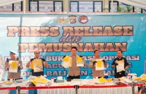 Selama Operasi Antik 2026 111 Kasus Narkotika Diungkap dengan BB Lebih 13 Miliar Rupiah Dimusnahkan