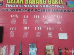 Seorang Petani Pengedar Sabu di Tarano Sumbawa Ditangkap