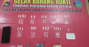 Seorang Petani Pengedar Sabu di Tarano Sumbawa Ditangkap