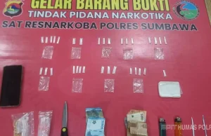 Seorang Petani Pengedar Sabu di Tarano Sumbawa Ditangkap