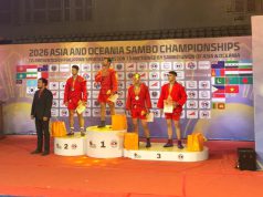 Brigadir Polisi Rian Hendris Saputra Persembahkan Medali Perunggu untuk Indonesia di Kejuaraan Asia SAMBO 2026