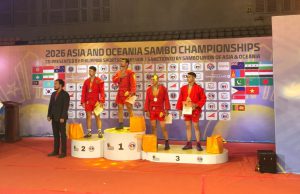 Brigadir Polisi Rian Hendris Saputra Persembahkan Medali Perunggu untuk Indonesia di Kejuaraan Asia SAMBO 2026
