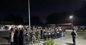 Satgas Ops Damai Cartenz 2026 Lakukan Patroli Gabungan dan Razia Malam di Nabire