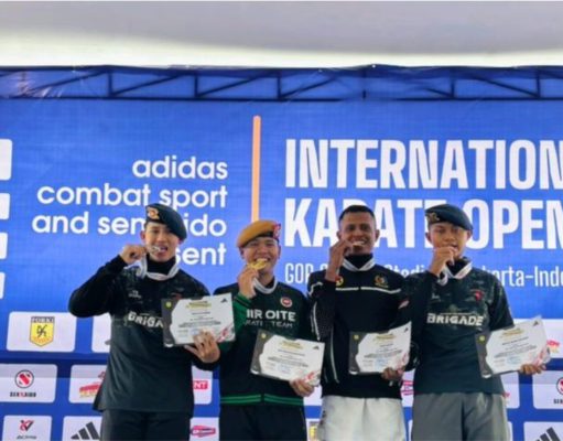 Personel Resimen III Pasukan Pelopor Raih Prestasi di Adidas International Karate Open 2026