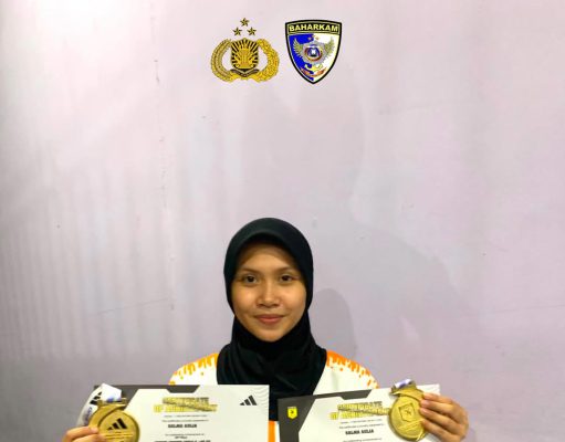 Polwan Korsabhara Baharkam Polri Sabet Dua Medali Emas di Ajang Karate Internasional 2026