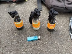 Saat Unras Bawa Botol Bersumbu Bakar Satu Orang Ditetapkan Sebagai Tersangka