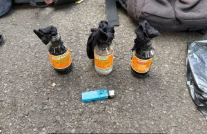 Saat Unras Bawa Botol Bersumbu Bakar Satu Orang Ditetapkan Sebagai Tersangka
