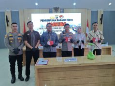 Polres Kutim Musnahkan 29,26 Gram Sabu dan Amankan Empat Pelaku