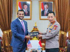 Kapolri Terima Audiensi Direktur FBI, Perkuat Kerja Sama Penanggulangan Kejahatan Transnasional