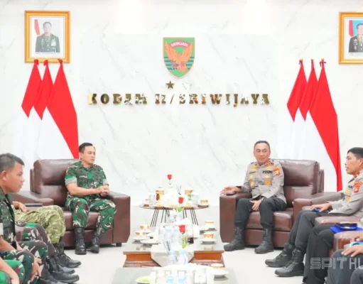 Kapolda Sumsel dan Pangdam II/Sriwijaya Pererat Sinergi