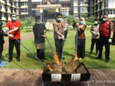Polda Sumbar Bongkar 61 Kasus Narkotika dan Musnahkan Hampir 70 Kilogram Barbuk