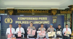 Empat Pengedar Beserta 195 Paket Sabu di Klungkung Dibekuk