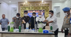 Hasil Pengungkapan 52 Kasus Narkotika Polrestabes Palembang Musnahkan 164,35 Gram Sabu