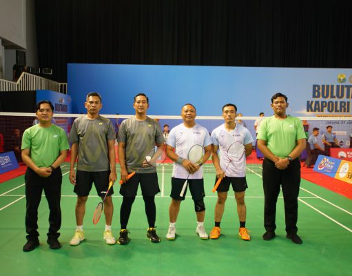Dukung Pembinaan Atlet, Dankorbrimob Polri Ikuti Kejuaraan Bulu Tangkis Kapolri Cup 2026