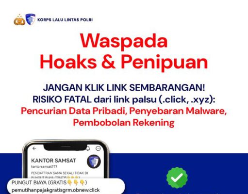 Waspada Kejahatan Siber Berkedok Layanan Korlantas Polri š”ļø