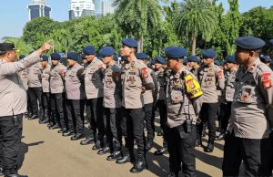Ratusan Personel Gabungan Kawal Empat Aksi Mahasiswa di Jakarta, Jaga Kelancaran Aktivitas Masyarakat
