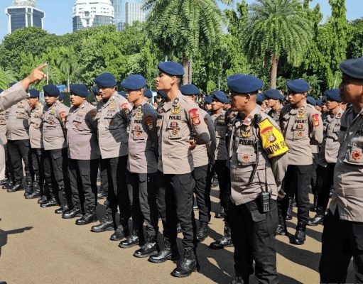 Ratusan Personel Gabungan Kawal Empat Aksi Mahasiswa di Jakarta, Jaga Kelancaran Aktivitas Masyarakat