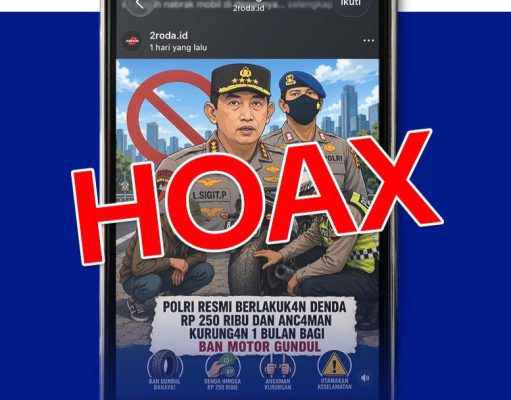 Korlantas Polri: Jangan Percaya Hoaks Polisi Akan Denda Rp 250 Ribu untuk Ban Gundul