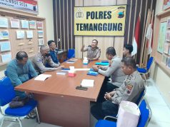 Kabag SDM Polres Temanggung Pimpin Binrohtal Nasrani Usai Apel Pagi