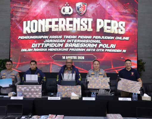 Bareskrim Polri Ungkap Jaringan Judi Online Internasional, Transaksi Capai Rp890 Miliar