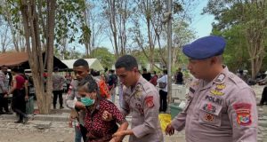 Polda NTT dan Polres Jajaran Kerahkan 845 Personel ke Wilayah Terdampak Gempa