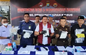 Polresta Tanjungpinang Musnahkan Hampir 3 Kg Sabu Asal Malaysia