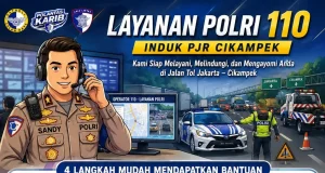 Layanan Polri 110 di Tol Jakarta-Cikampek Beroperasi Penuh 24 Jam