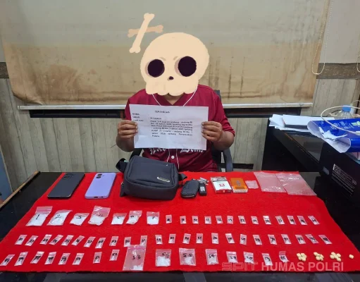 Terduga Pengedar Narkotika di Jambi Selatan Diamankan, 60 Paket Sabu Siap Edar dan 16 Ekstasi Disita