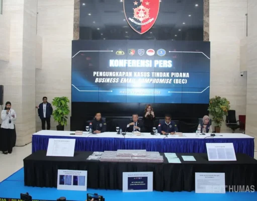 Bareskrim Polri Ungkap Kasus Business Email Compromise, Kerugian Korban Capai USD 350 Ribu