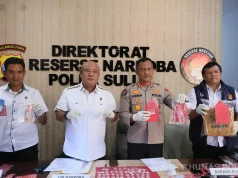Polda Sulut Amankan Empat Tersangka dari 3 Kasus Narkoba dan Psikotropika