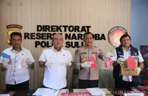 Polda Sulut Amankan Empat Tersangka dari 3 Kasus Narkoba dan Psikotropika