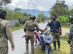 Satgas Kepolisian Ops Damai Cartenz Hadir Jaga Keamanan di Muara