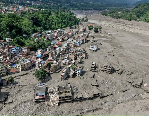 Banjir Bandang di Nepal-China Sudah Lebih 1.400 Orang Korban